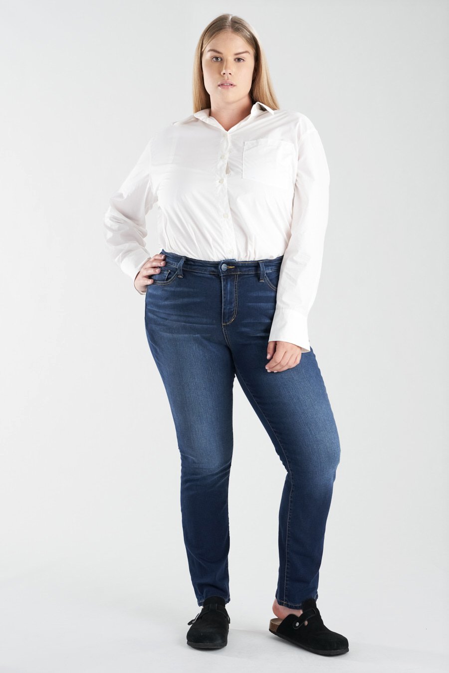 High Rise Straight Leg - Gaby - SLINK JEANS