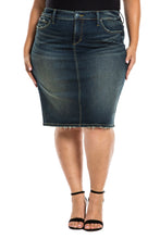 Load image into Gallery viewer, Denim Skirt - Roselyn - SLINK JEANS
