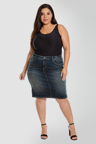 Denim Skirt - Roselyn - SLINK JEANS