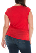 Load image into Gallery viewer, Draped Neckline Tee - SLINK JEANS
