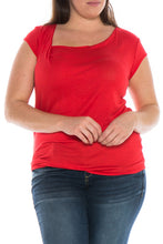 Load image into Gallery viewer, Draped Neckline Tee - SLINK JEANS
