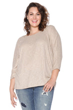 Load image into Gallery viewer, Dolman Sleeve Marble Knit Top - SLINK JEANS
