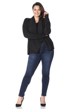 Load image into Gallery viewer, Draped Open Cardigan - SLINK JEANS
