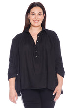 Load image into Gallery viewer, Babydoll Top - BLACK - SLINK JEANS
