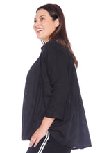 Load image into Gallery viewer, Babydoll Top - BLACK - SLINK JEANS
