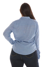 Load image into Gallery viewer, Crinkled Shirt - CHAMBRAY - SLINK JEANS
