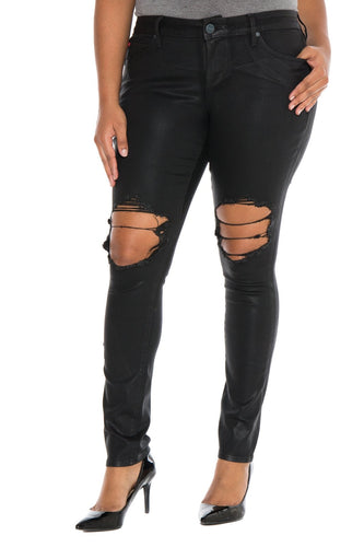 Coated Skinny - SILIVIA - SLINK JEANS