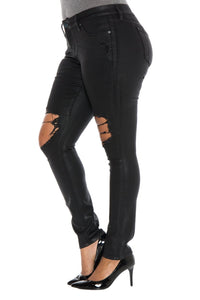 Coated Skinny - SILIVIA - SLINK JEANS