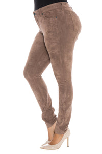 Sueded Skinny - NUTMEG - SLINK JEANS