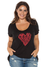 Load image into Gallery viewer, Short Sleeve Tee - LOVE YOUR BODY - SLINK JEANS
