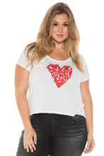 Load image into Gallery viewer, Short Sleeve Tee - LOVE YOUR BODY - SLINK JEANS

