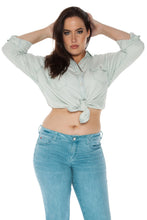 Load image into Gallery viewer, Western Denim Shirt - SLINK JEANS
