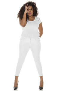 Ankle Slim - OPTICAL WHITE - SLINK JEANS