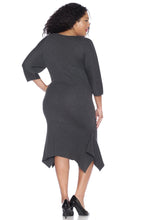 Load image into Gallery viewer, Sweater Dress with Ruffle Hem - SLINK JEANS
