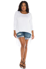 Load image into Gallery viewer, Long Sleeve Hi-Lo Top - SLINK JEANS
