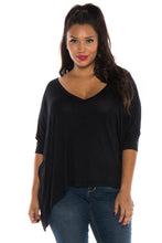 Load image into Gallery viewer, Oversized V-Neck Top - SLINK JEANS
