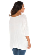 Load image into Gallery viewer, Oversized V-Neck Top - SLINK JEANS
