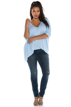Load image into Gallery viewer, Oversized V-Neck Top - SLINK JEANS
