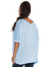 Load image into Gallery viewer, Oversized V-Neck Top - SLINK JEANS
