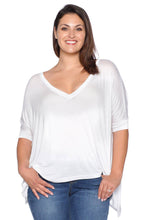 Load image into Gallery viewer, Oversized V-Neck Top - SLINK JEANS
