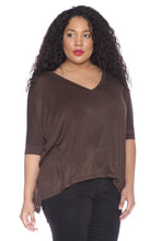 Load image into Gallery viewer, Oversized V-Neck Top - SLINK JEANS
