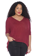 Load image into Gallery viewer, Oversized V-Neck Top - SLINK JEANS
