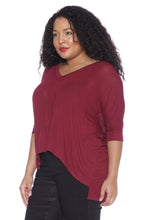 Load image into Gallery viewer, Oversized V-Neck Top - SLINK JEANS
