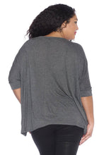 Load image into Gallery viewer, Oversized V-Neck Top - SLINK JEANS
