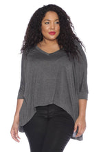 Load image into Gallery viewer, Oversized V-Neck Top - SLINK JEANS
