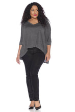 Load image into Gallery viewer, Oversized V-Neck Top - SLINK JEANS
