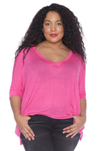 Load image into Gallery viewer, Oversized V-Neck Top - SLINK JEANS
