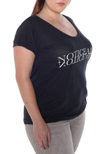 Load image into Gallery viewer, Scoop Neck Tee - NOTICEABLE - SLINK JEANS
