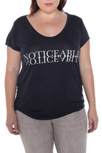 Load image into Gallery viewer, Scoop Neck Tee - NOTICEABLE - SLINK JEANS

