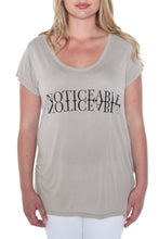 Load image into Gallery viewer, Scoop Neck Tee - NOTICEABLE - SLINK JEANS
