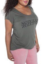 Load image into Gallery viewer, Scoop Neck Tee - NOTICEABLE - SLINK JEANS
