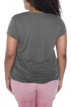 Load image into Gallery viewer, Scoop Neck Tee - NOTICEABLE - SLINK JEANS
