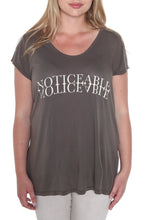 Load image into Gallery viewer, Scoop Neck Tee - NOTICEABLE - SLINK JEANS
