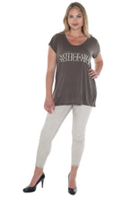 Load image into Gallery viewer, Scoop Neck Tee - NOTICEABLE - SLINK JEANS
