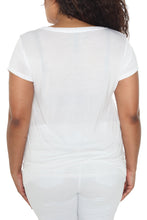 Load image into Gallery viewer, Scoop Neck Tee - NOTICEABLE - SLINK JEANS

