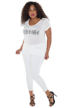 Load image into Gallery viewer, Scoop Neck Tee - NOTICEABLE - SLINK JEANS
