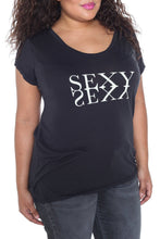 Load image into Gallery viewer, Scoop Neck Tee - SEXY - SLINK JEANS
