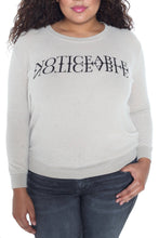 Load image into Gallery viewer, Crew Neck Sweater - BE NOTICEABLE - SLINK JEANS
