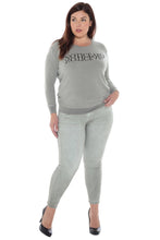 Load image into Gallery viewer, Crew Neck Sweater - BE NOTICEABLE - SLINK JEANS
