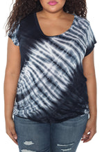 Load image into Gallery viewer, Short Sleeve Scoop Neck Tee - SLINK JEANS
