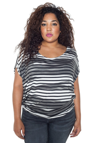 Scoop Neck Dolman Tee - SLINK JEANS