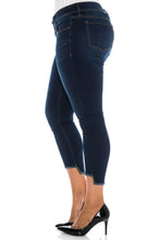 Load image into Gallery viewer, Frayed Hem Ankle - AMBER - SLINK JEANS
